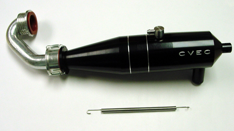 Black CVEC tuned pipe
