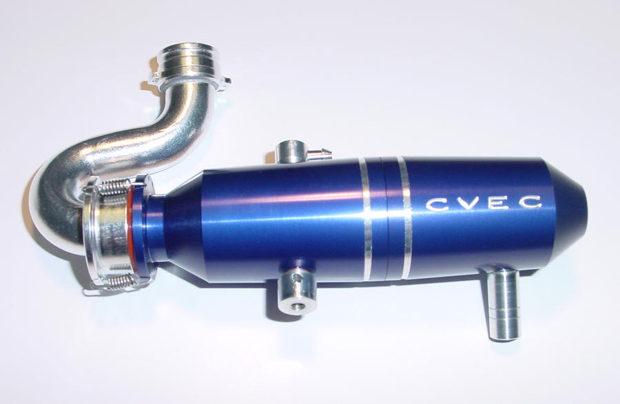 Blue CVEC tuned pipe